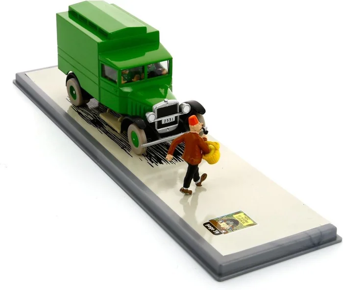 Kuifje Modelauto / De Celwagen uit De Scepter van Ottokar