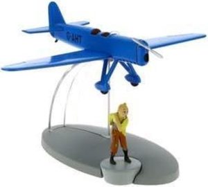 Kuifje vliegtuig - Het blauwe racevliegtuig