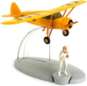 Kuifje - Verkenningsvliegtuig Albatros met Rastapopoulos - Cokes in voorraad - Tintin Moulinsart