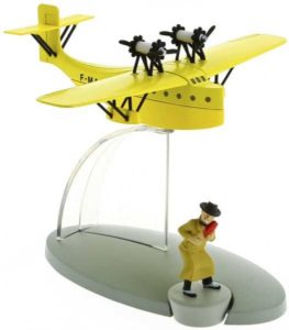 Kuifje vliegtuig - Het Watervliegtuig van de Luchtpost - Moulinsart Tintin