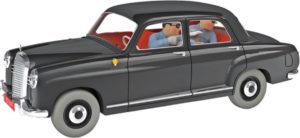 Kuifje Moulinsart Auto 1/24 - De Mercedes 180 van de Bordurische agenten - Tintin #43