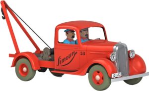 Kuifje Moulinsart Auto 1/24 - De Sleepwagen van Simoun - Chevrolet Pick up - Jansen Janssen Tintin #33