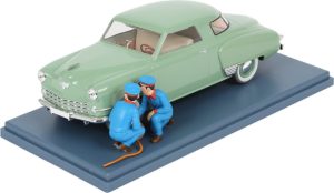 Kuifje Moulinsart Auto 1/24 - De Studebaker met de Janssens - Tintin Commander coupé 1947