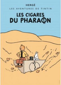 Kuifje Album Poster Les Cigares du Pharaon (De sigaren van de Farao) 50x70cm, Officiële Kuifje Poster